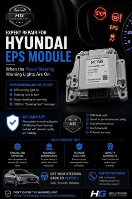   Hyundai EPS Module Repair Service | MOBIS | Power Steering Light Fix