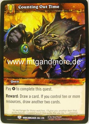 WoW - 4x Counting Out Time - Worldbreaker