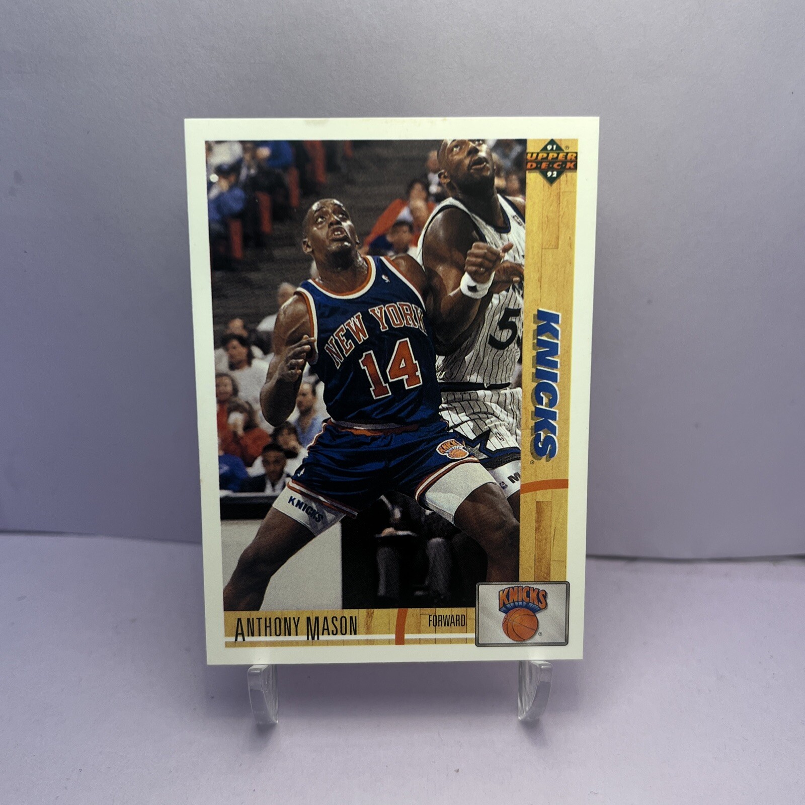 1991-92 Upper Deck Anthony Mason #430 Rookie RC VG🦄