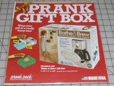 Bathe & Brew - Fake Gift Box - Prank Box - Funny - Gag-Joke NEW!