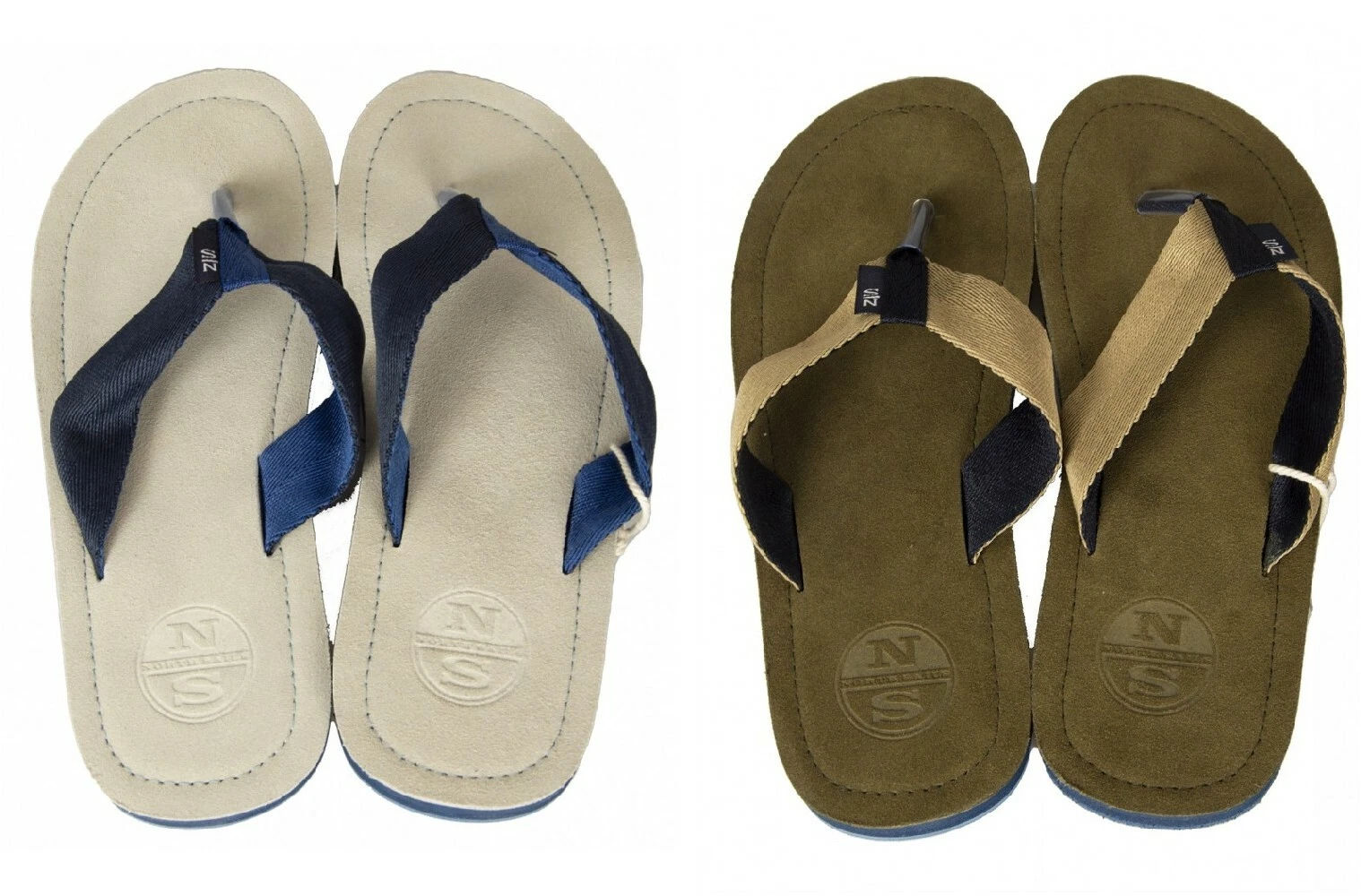 Thongs man NORTH SAILS flip flop sea or swimming pool lace in fabric article 651