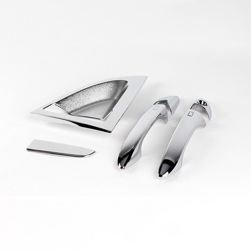 For Hyundai Veloster 2012-2017 Chrome Exterior Side Smart Door Handle Cover Trim - Picture 12 of 12