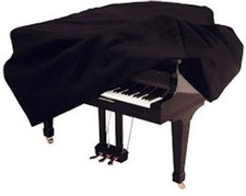 Grand Piano Cover Black Mackintosh Heavy Duty 9'0" - 9'1" Made in USA