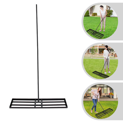 Lawn Leveling Rake 36''x10'', Yard Leveling Rake for Grass Soil, Hefty Lawn Leve