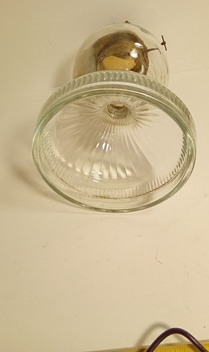 Antique Pedestal Oil Lamp without Globe 10" Tall 5" Base 3" Fitter - Picture 11 of 11
