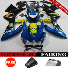 K8 Blue Shark ABS Bodywork Fairing Kit For Suzuki GSXR600 GSXR750 2008 2009 2010