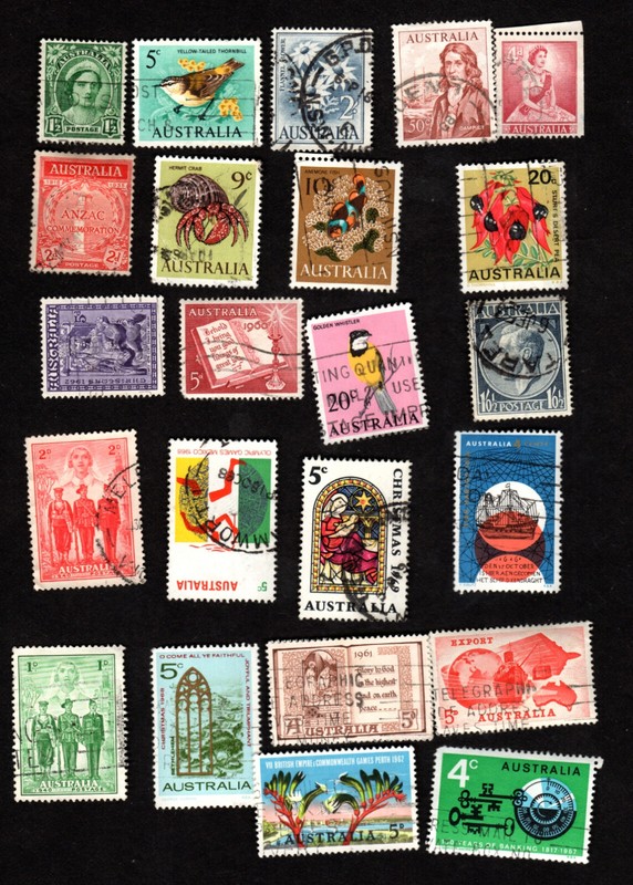 Australia Lot 25D Small Collection Older Issues