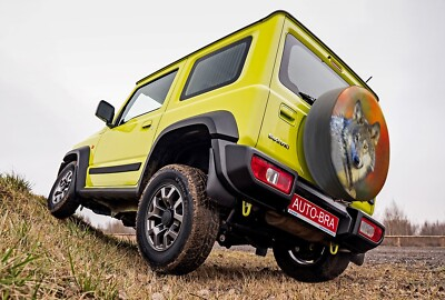 #ad Wolf spare wheel cover tire cover spare wheel cover 68 x 21 Vitara Jimny Samurai $52.74