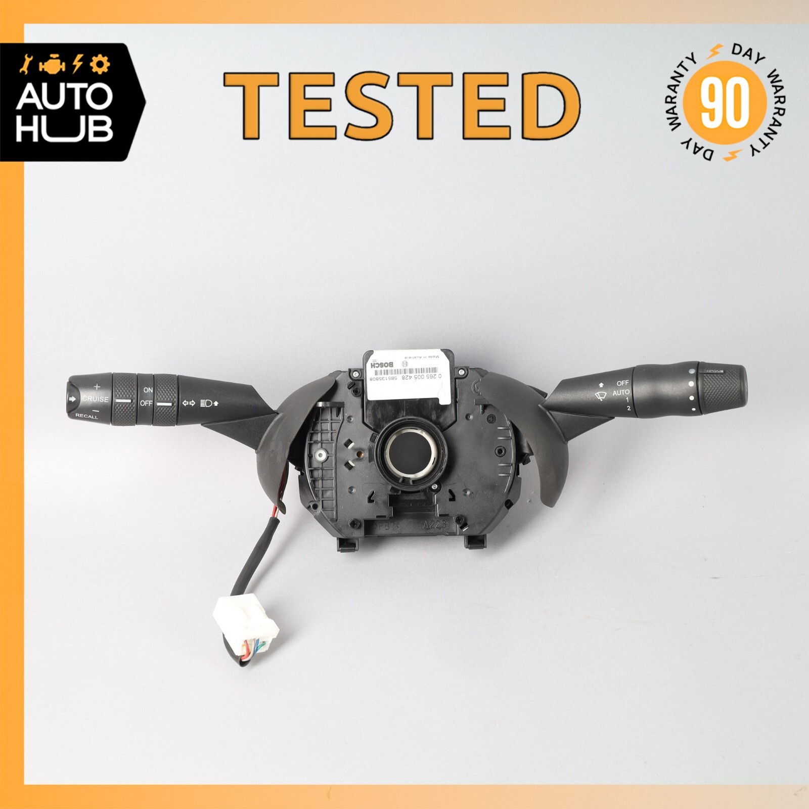 03-19 Maserati Quattroporte M139 GranCabrio M145 Steering Column Switch OEM