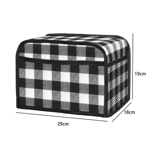 Toaster Cover Bread Machine Cover for Standard 2 Slices Toasters Office Home - Picture 4 of 13