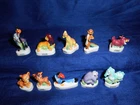 LION KING Simba's Pride Set 10 Miniaure French Porcelain FEVES Figurines DISNEY