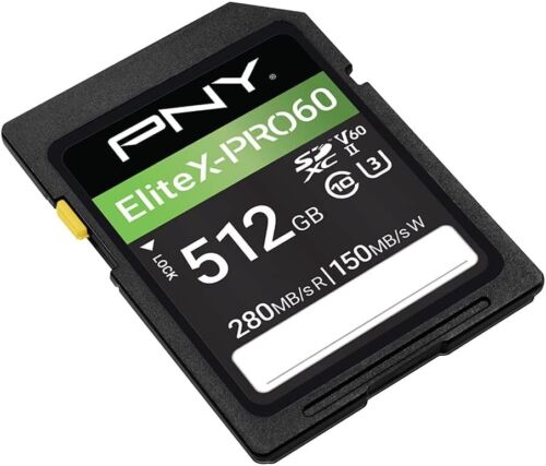 512GB EliteX SD Card with V60 Speed: Perfect for 4K UHD & Full HD Video Capture - Picture 4 of 10