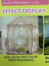 Sunnyglade 55'' x 53'' Princess Tent with 8.2 Feet Big and Large Star New In Box