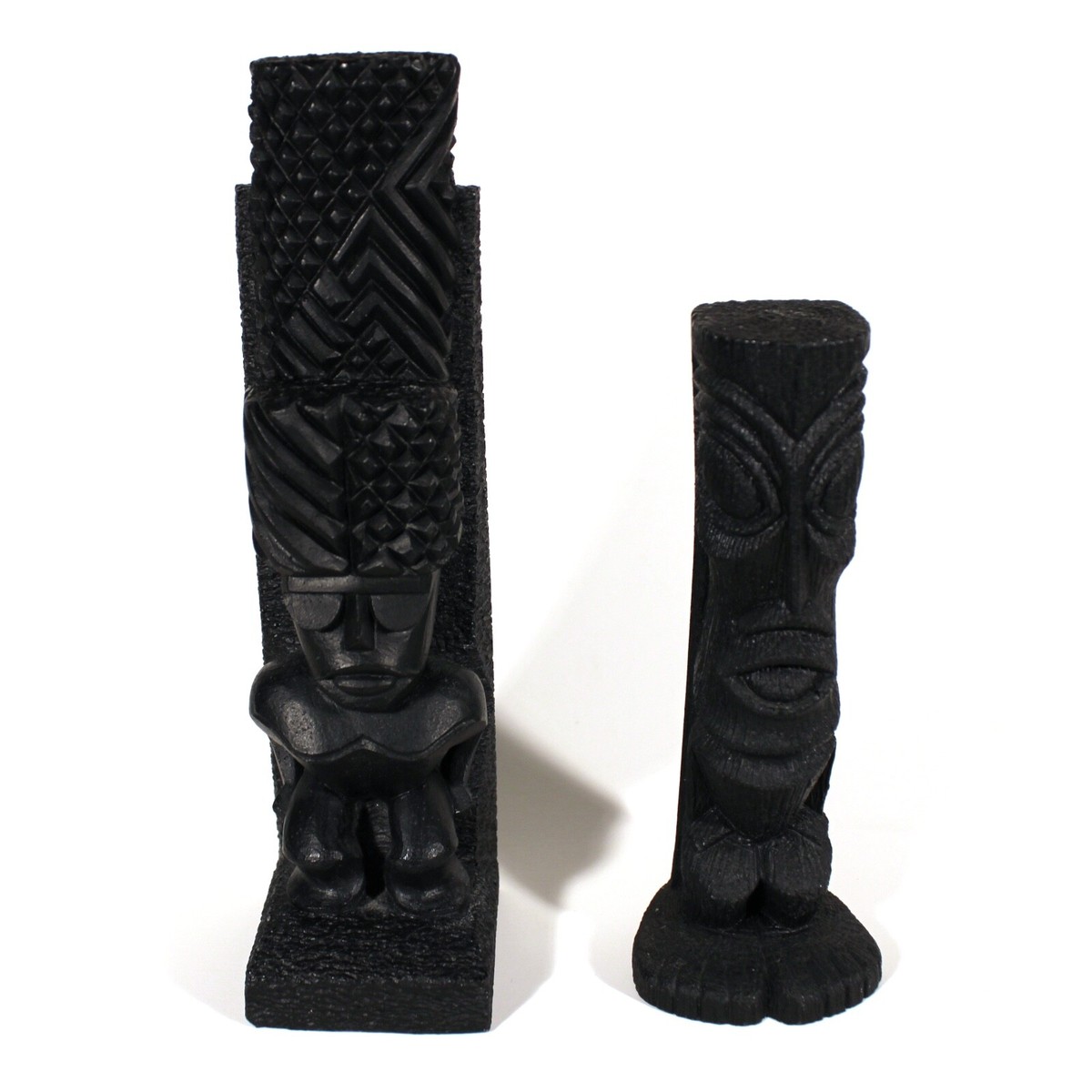 ハワイ　ココジョー　TIKI  置物　D COCOJOE TIKI SCULPTURES STATUES FIGURINES BLACK MADE LAVA