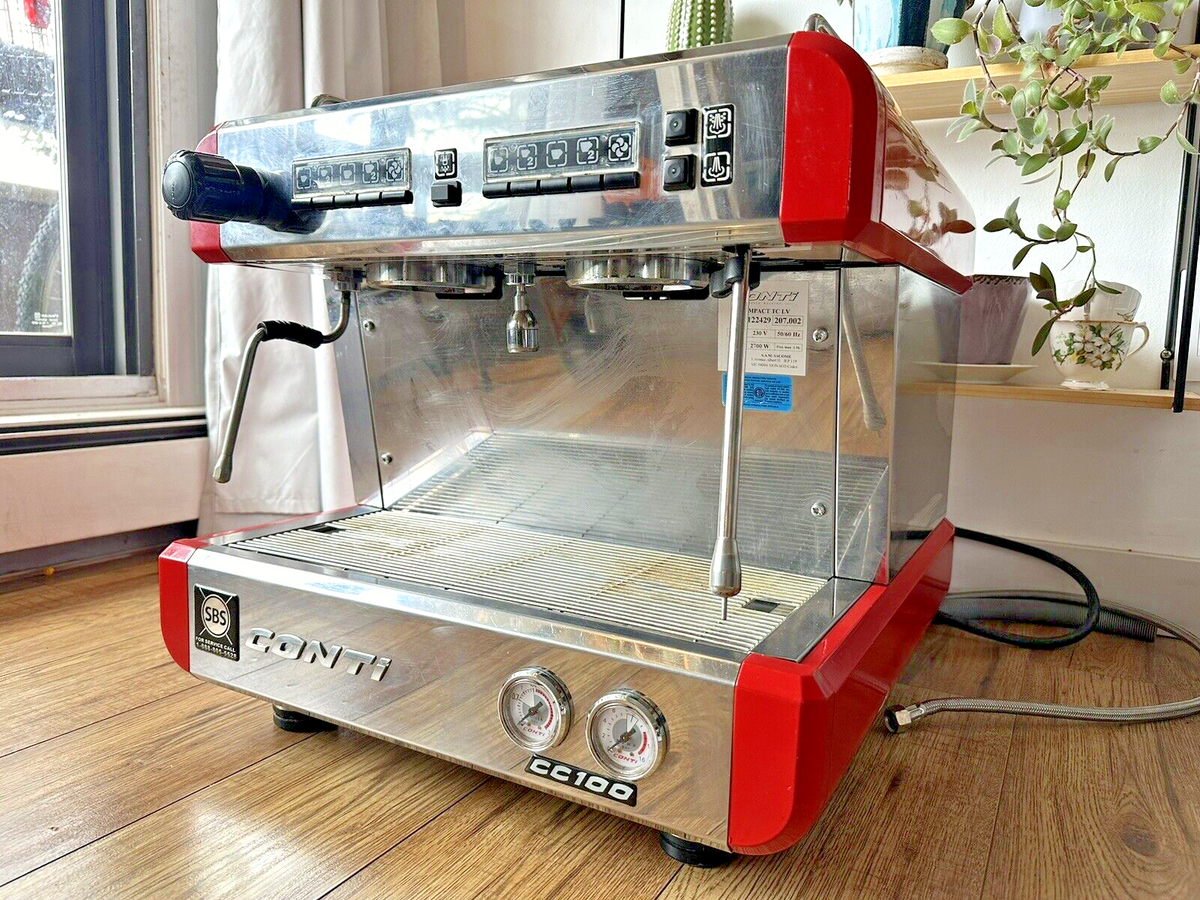 Conti CC100 Compact Tall Cup Group Commercial Espresso Machine Coffee CC  100