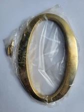 Solid Brass House 6  Inch High Address Numbers Polished Brass 0-9