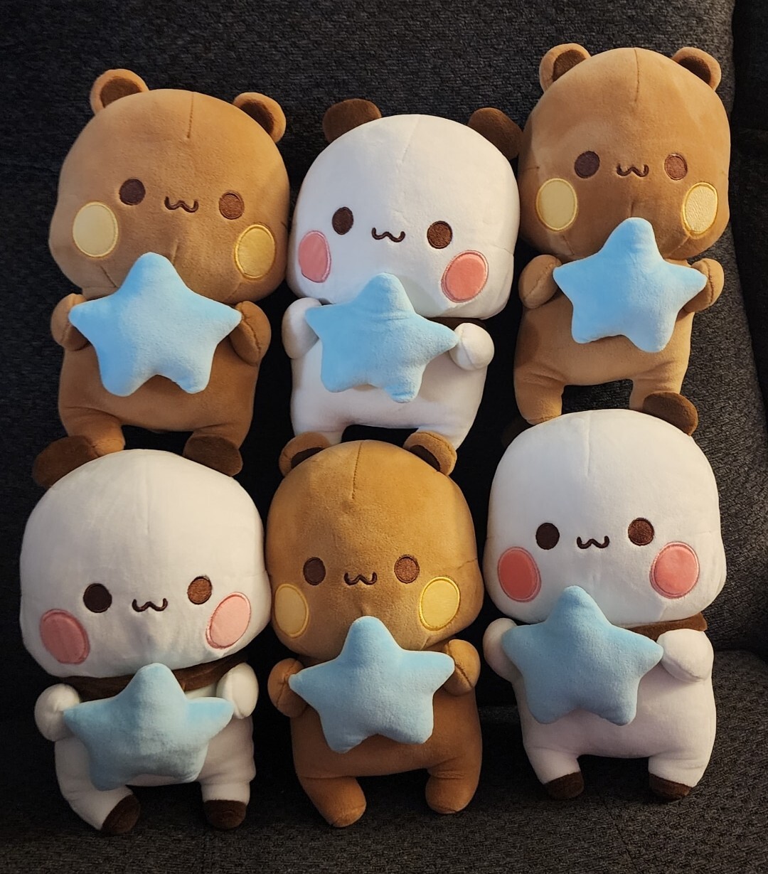 Dudu♡ Bubu & Dudu With blue Star Plush Soft Toy 20cm - HeyWay
