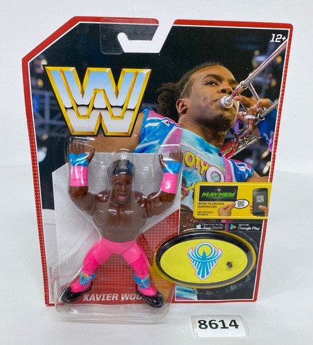 WWE Wrestling Figure Retro Series XAVIER WOODS Mat...