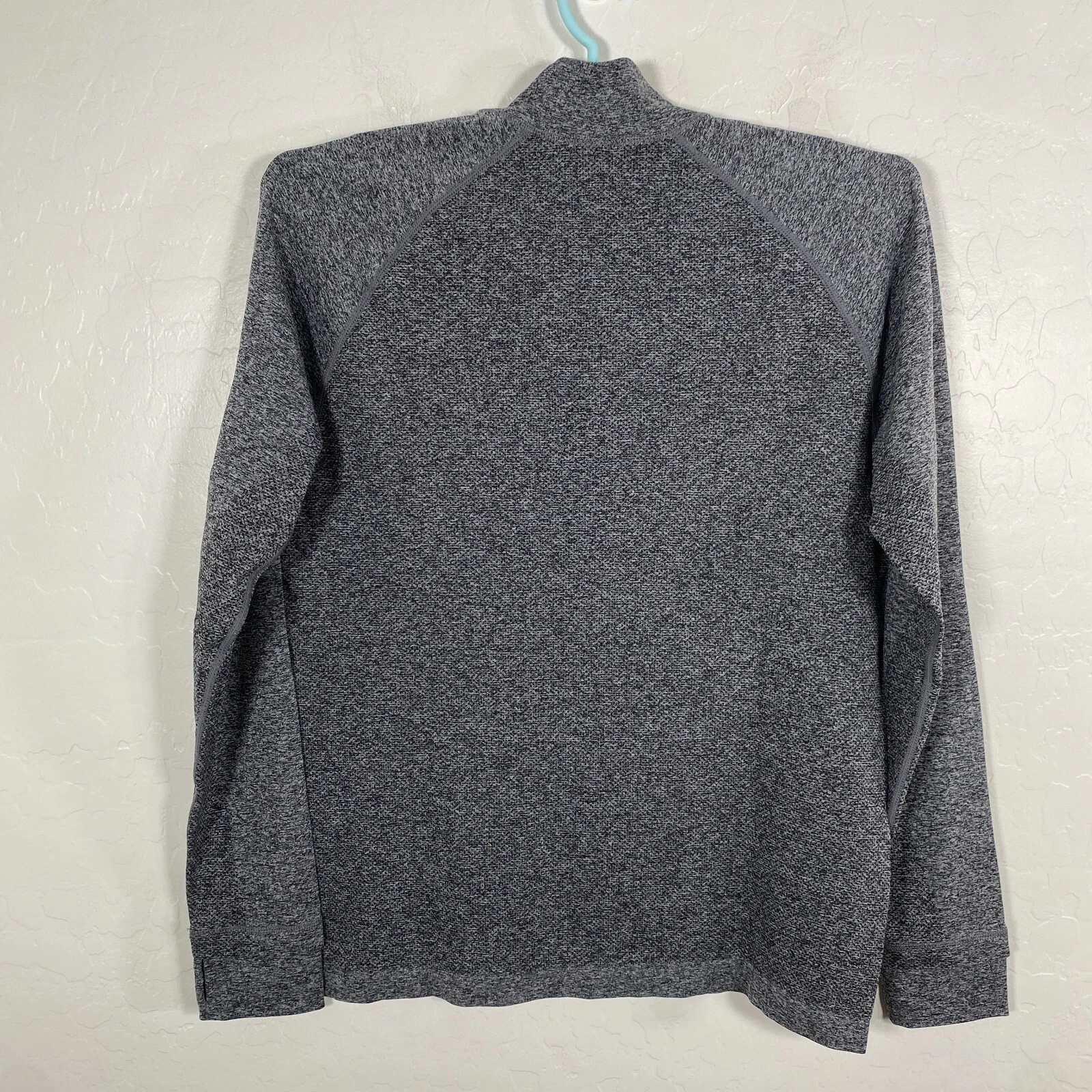 fabletics 1/4 zip pullover performance stretch gym training running jacket