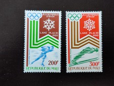 ZX74/ Mali - 1980 - Yv PA 374 375 | Mi 749 750 - Olympia Lake Placid - MNH
