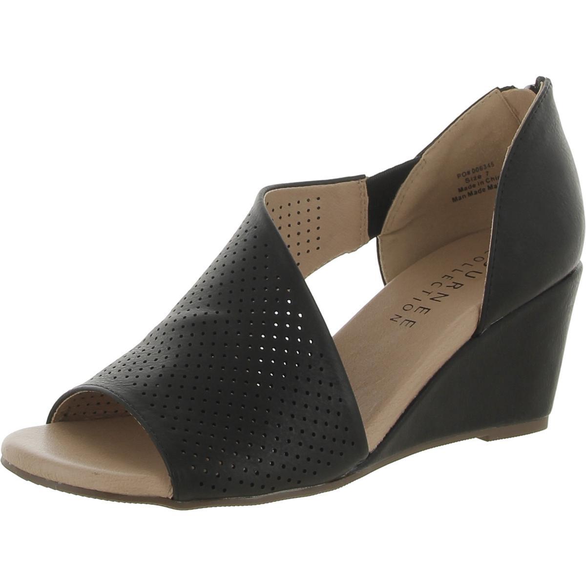 Женские черные босоножки Mule из коллекции Journee 7 Medium (B,M) BHFO 9655