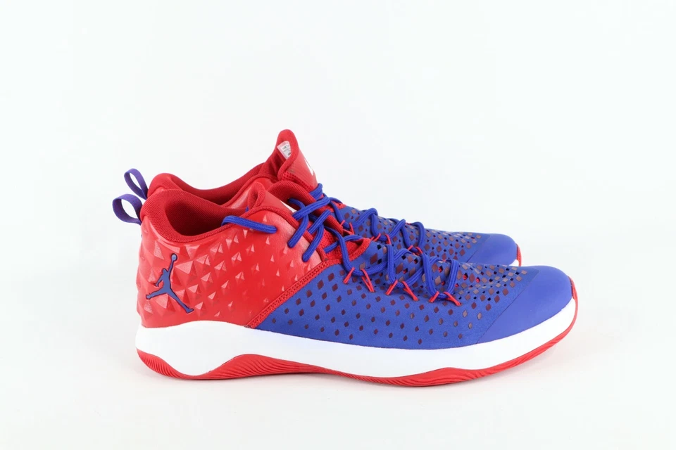 Nike Air Jordan Extra Fly Andre Drummond ADO Muestra PE Juego Usado Zapatos Azul 18 Foto 3 de 4