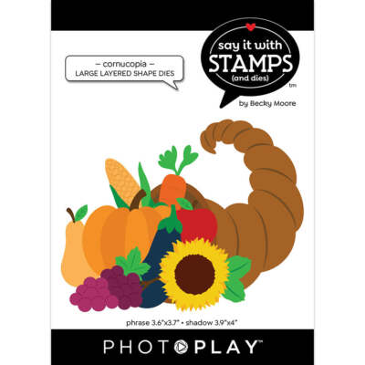 Cornucopia Layered Shaped Dies Set - Photoplay