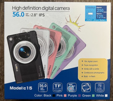 Digital Camera-56MP FHD 1080P Cameras for Photography-Autofocus Point and Shoot