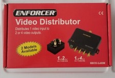 Enforcer Video Distributors CCTV Video Multiplexers SECO-LARM 1x4 VA-1104B-WQ