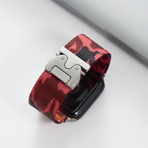 For Apple Watch Ultra 2 Series 10 9 8 7 6 5 4 SE Camouflage Nylon Strap Band NEW - Picture 11 of 18