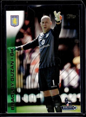 2015 Topps Premier Gold Green Brad Guzan Aston Villa