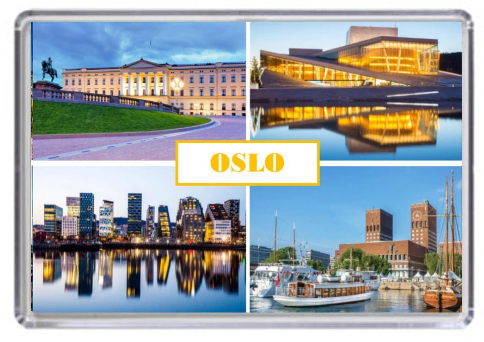 Oslo Norway Fridge Magnet 02