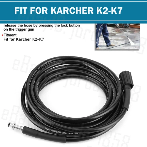 Replacement High Washer Hose 10M Washing Pipe For Karcher K2-K7 Quick Connector - Picture 3 of 12
