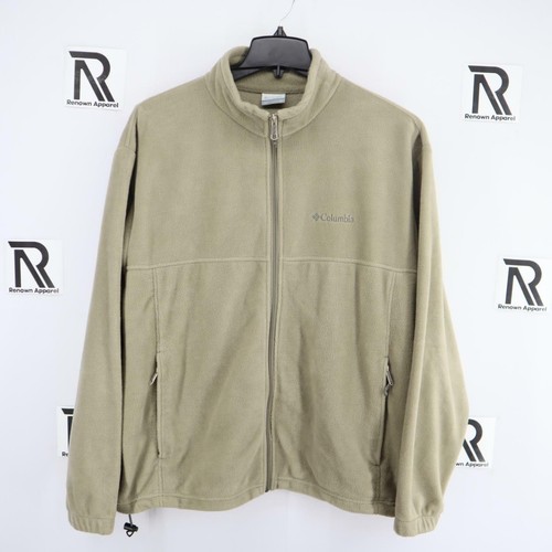Green Fleece Athletic Jacket Size 