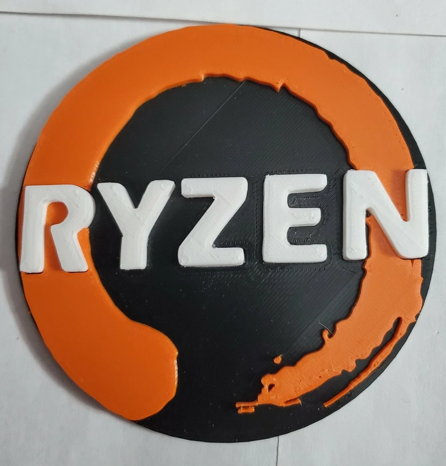 Ryzen 3D Printed Badge 4" - Image 2 of 4
