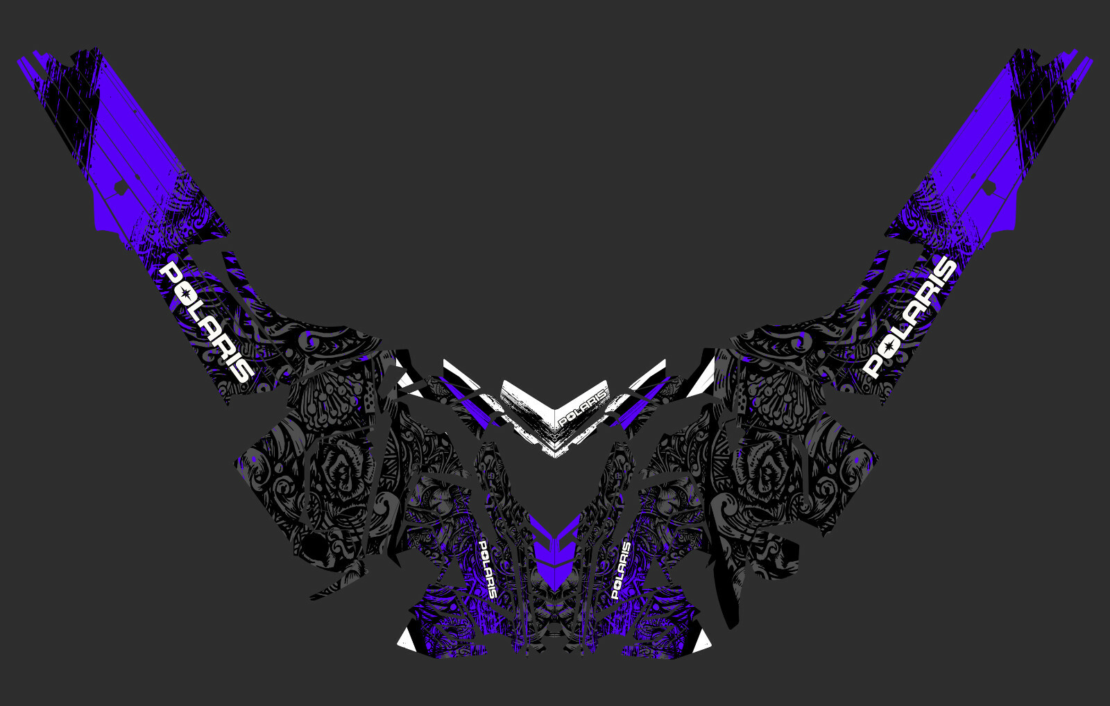 2016+ Polaris AXYS RMK Pro Graphic Kit Wrap Decals Stickers MXVEC 001 ...
