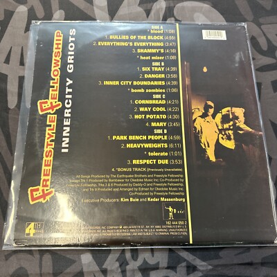 洋楽 Freestyle Fellowship - Innercity Griots Freestyle Fellowship Innercity Griots 2x [PA] Vinyl LP