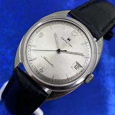 Vintage 1960s Mans HAMILTON Automatic Stunning Dial Fully Serviced & WARRANTY