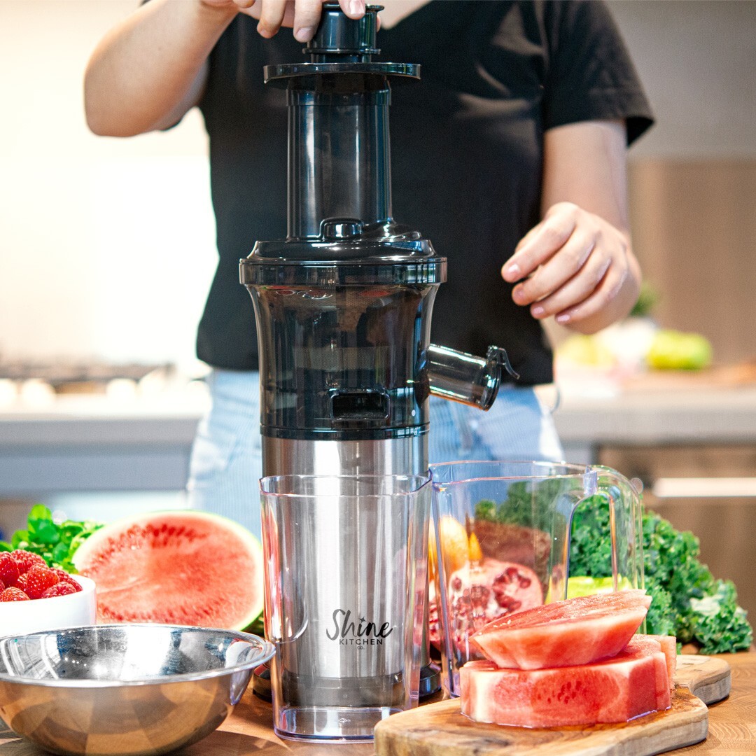 Shine Cold Press Vertical Slow Juicer SJV-107-A, Certified Refurbished