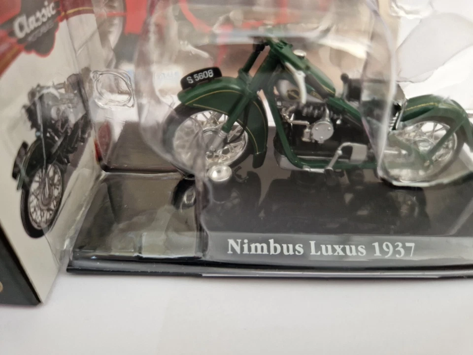 1/24 ATLAS IXO CLASSIC MOTOR BIKES - 1937 NIMBUS LUXUS MOTORCYCLE + LEAFLET - Image 4 of 4