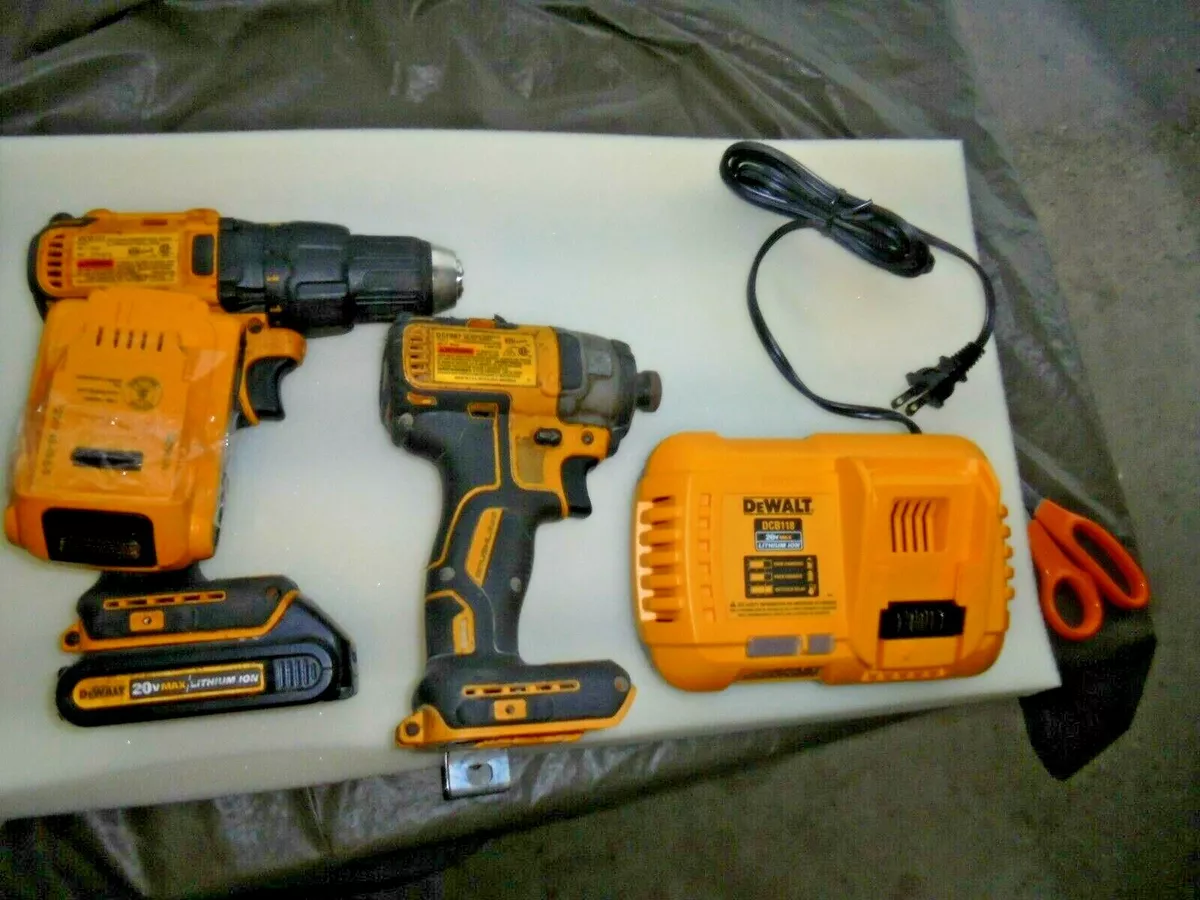 DEWALT DRILL DRIVER DEWALT IMPACT BUNDLE W CHARGER eBay
