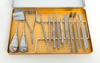 Zahnarzt Instrumenten Set Kürette Schere Zange Martin Dental Zahnarzt Endo - Bild 1 von 4