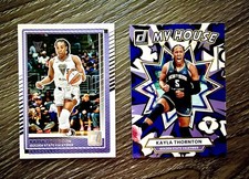 2025 Panini WNBA Donruss 2 Card Lot Kayla Thornton Press Proof