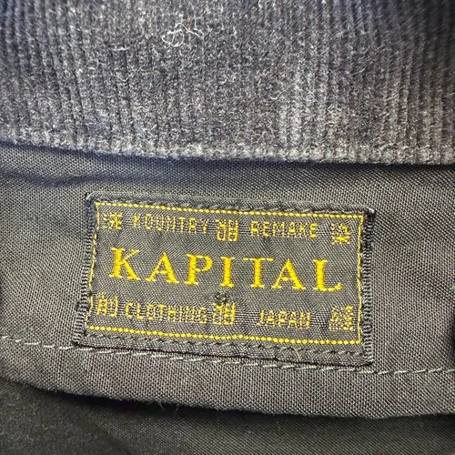 Kapital Jacket Kountry Detroit Drizzler Men's Size 3 Large Black Lined Japanese image 8