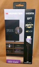 Monster Built in LED lighting 4k Gold 6ft High Speed HDMI Cable