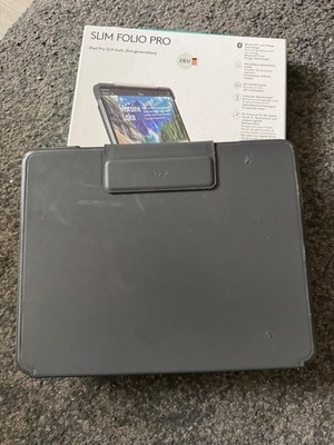 Logitech Slim Folio Pro 12.9 für iPad Pro Tastatur und Hülle gebraucht