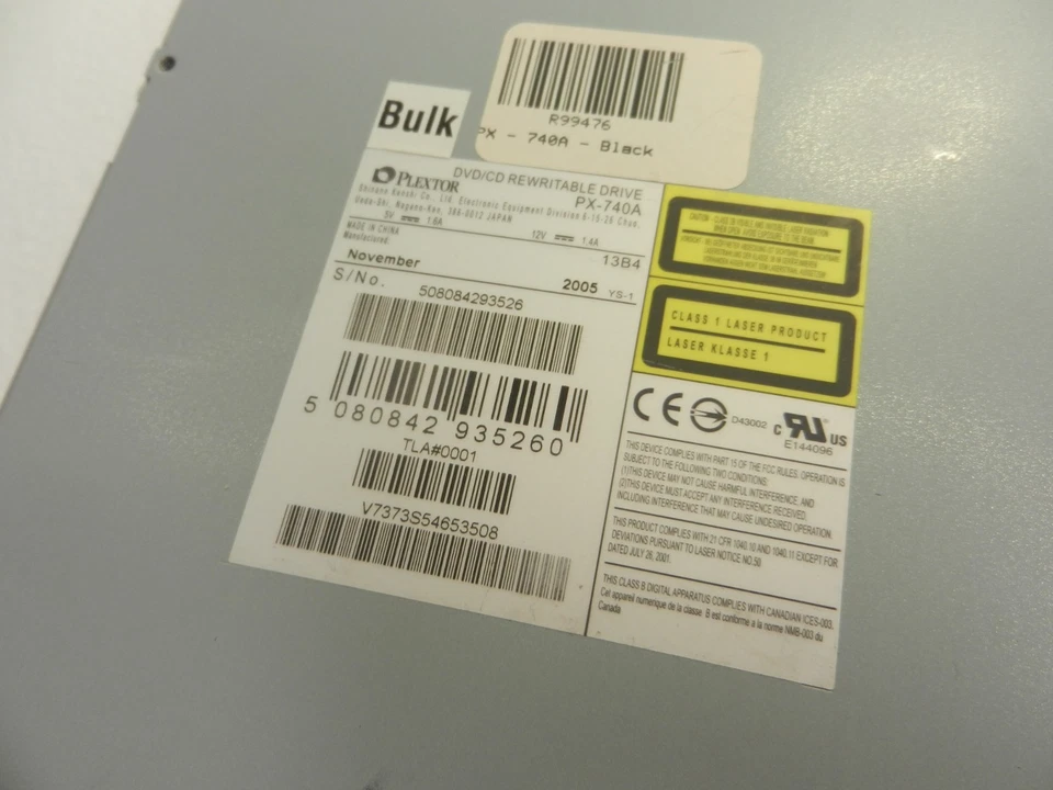 Plextor PX-740A DVD/CD ROM可重写IDE驱动器 — 第 3/4 张图片