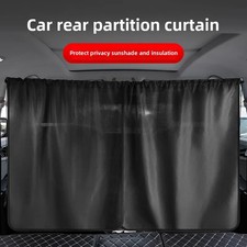 Car Rear Seat Privacy Curtain Divider Blackout Window Sun Shade Cover for SUV