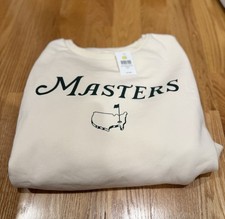 2026 Masters Cream Crewneck Sweatshirt Large L The Masters Golf Brand New NWT