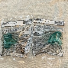 Philips Soothie Newborn Pacifier 96004 N Green 0 3 Months Lot of 2 New Sealed